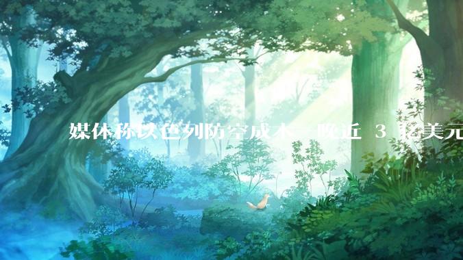 媒体称以色列防空成本一晚近 3 亿美元，最多再撑 12 天，美方会支援吗？若无美补给结果会如何？
